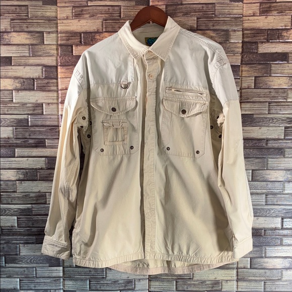 Native Habitat Other - Lightweight Men's Shirt Jacket in Cream